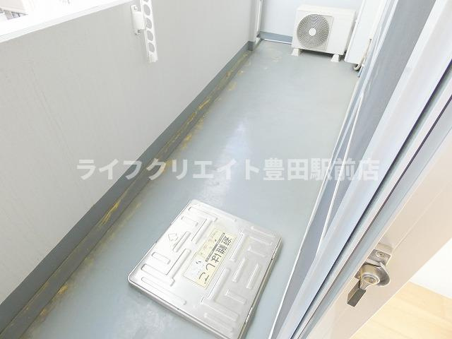 ISM八王子のバルコニー