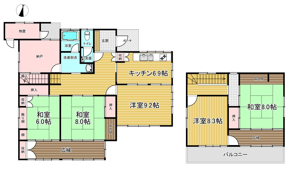 長野市大字安茂里526-114の間取り