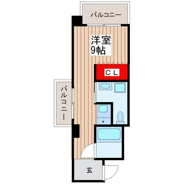 ホワイトコートⅡの間取り|間取りです。