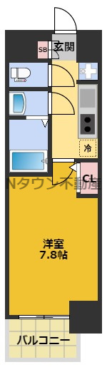 【間取り】 | S-RESIDENCE志賀本通 | 間取りです