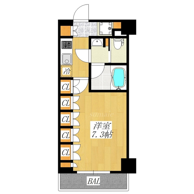 ＤＩＰＳ東十条駅前ＲＥＳＩＤＥＮＣＥの間取り|北東向きです☆