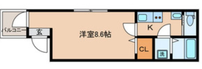 Best Stage 西日暮里の間取り|間取りです。
