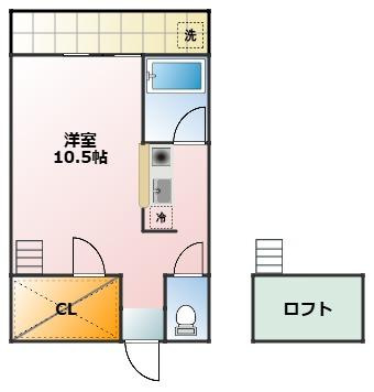 セザンヌ新栄の間取り