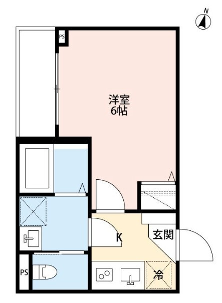 市川市菅野２丁目のアパートの間取り