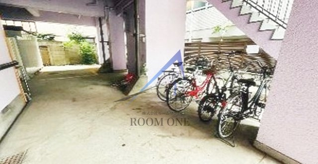 内山マンションのその他共用部分|駐輪場です。