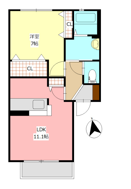 メロディの間取り