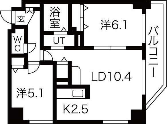 【間取り】ミラベルパーク宮の森