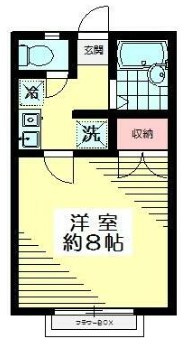 コーポ白亜の間取り