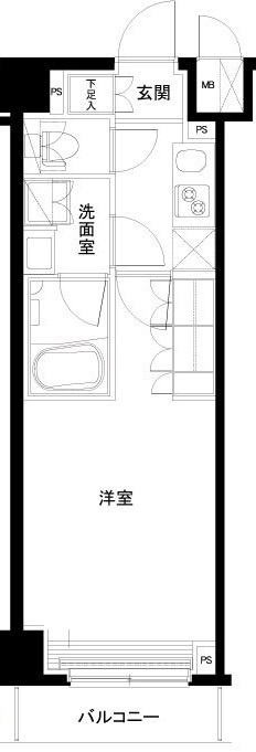 ルーブル東十条弐番館 の間取り|間取りです。