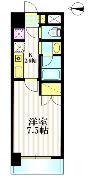 Ａｃｔｉｖｅ　ＫＵの間取り|【間取り】　設備充実