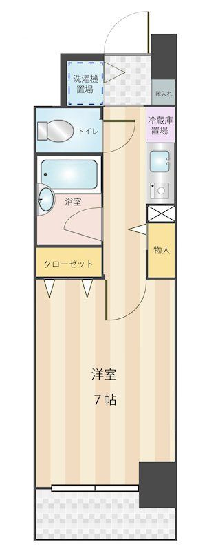 ニューガイアリルーム東葛西№76 の間取り|間取りです。