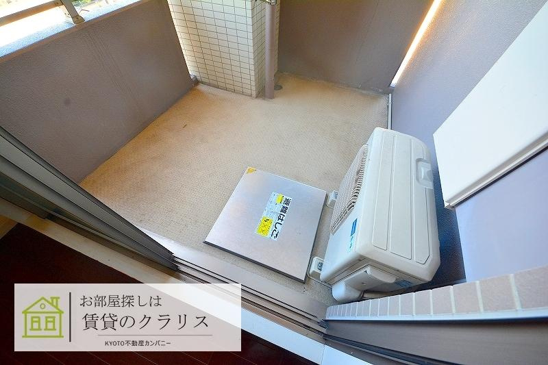 エイペックス京都駅前のバルコニー