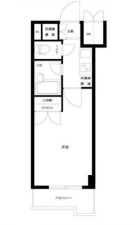 【間取り】 | ルーブル南麻布 | 間取りです。