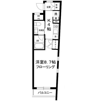 【間取り】 | シャルム白金 | 間取りです。