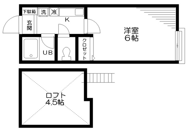 プランツ四季 の間取り|間取りです。
