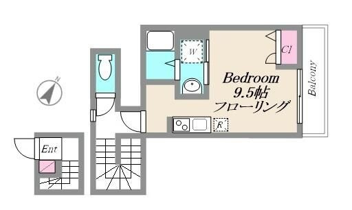 グロウ大森東の間取り