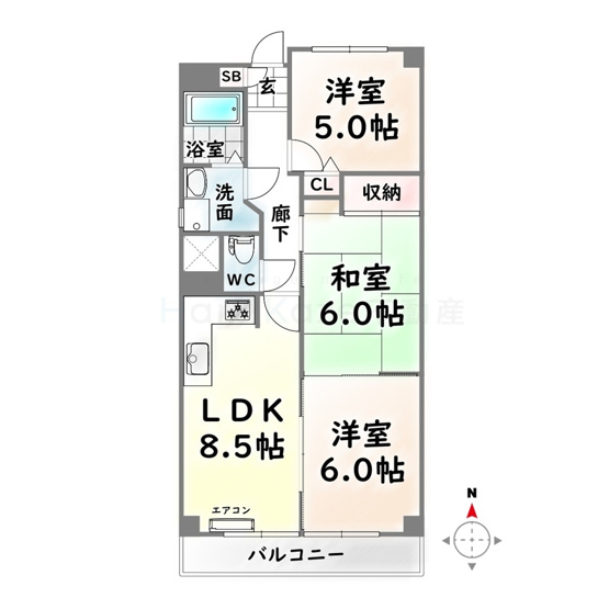 【間取り】 | サンハウス野並【名古屋市賃貸・駅徒歩5分以内】