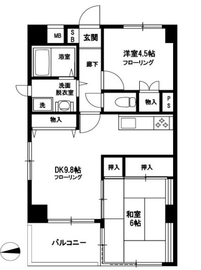 ラ・フォレ根岸の間取り