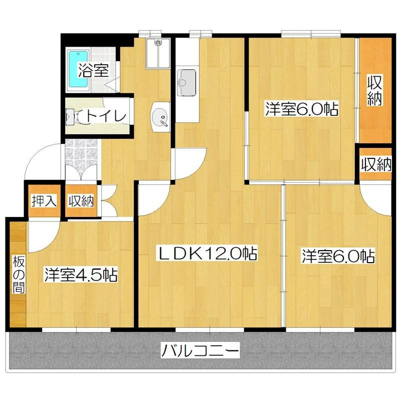 ヴィラナリー舞鶴の間取り