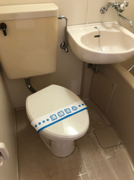 浴室内にトイレがあります☆