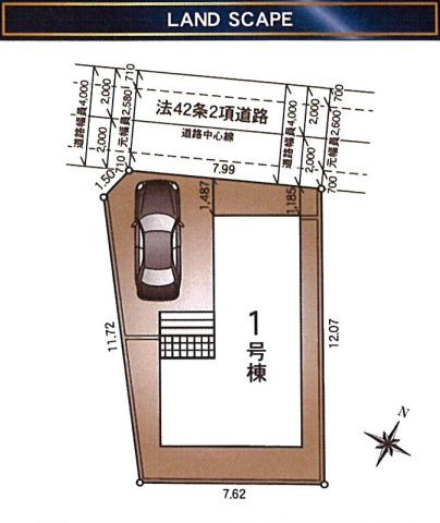 相模原市緑区下九沢第69の区画図