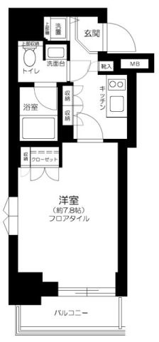 プレスタイル住吉の間取り|間取りです。