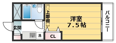 ヤングヴィレッジ嵯峨の間取り