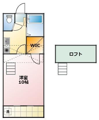 セザンヌ新栄 2の間取り
