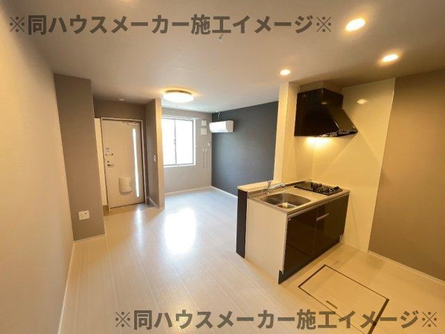 グランデ弐番館の居間・リビング|※同ハウスメーカー施工イメージ※
