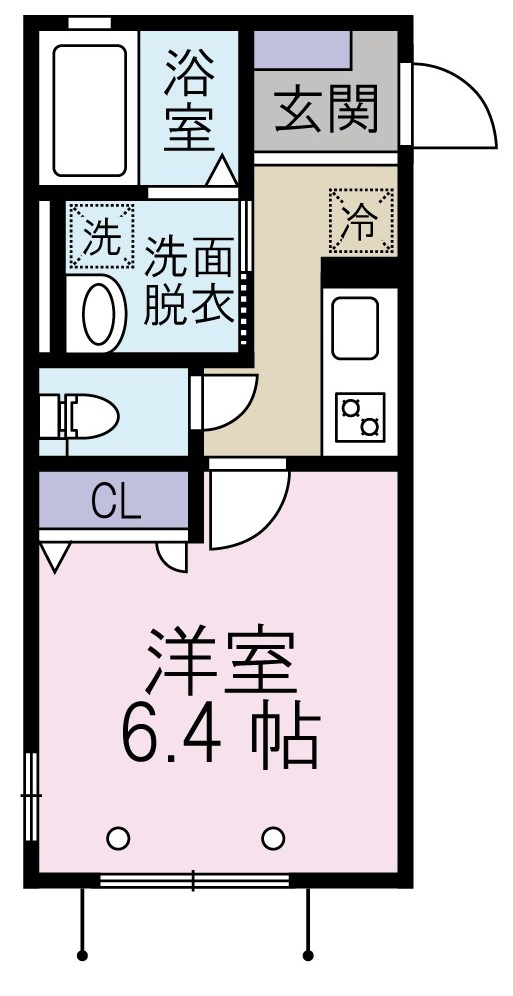 カトル　フィーユ の間取り|間取りです。