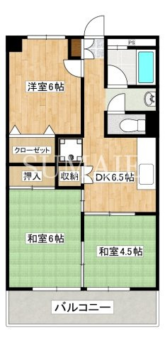 第１武笠ビルの間取り|使いやすい間取りです☆