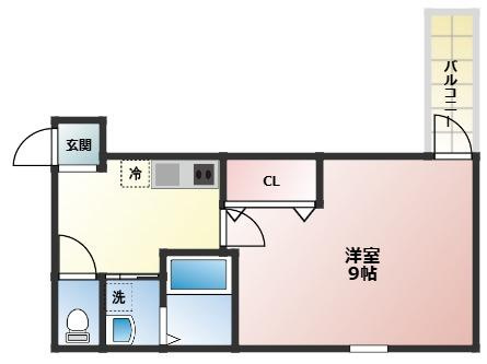 フジパレス西宮久寿川の間取り