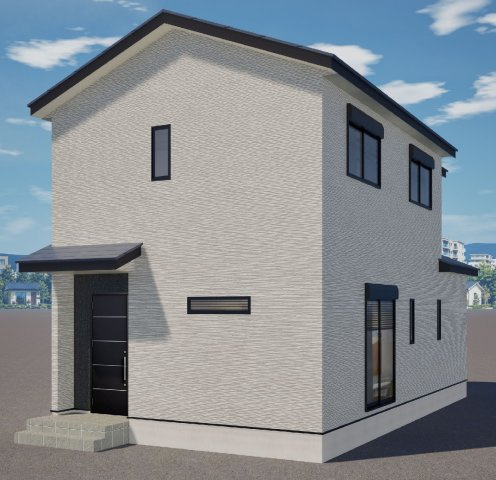 【トーヨーホーム売主/建築中】北野町下池 分譲の外観パース|建築中　12月完成予定