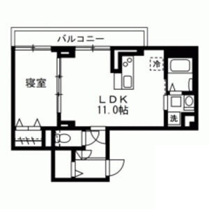 ル・ポールKAIJI の間取り|間取りです。