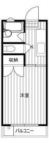 厚木市下依知１丁目の賃貸マンションの間取り