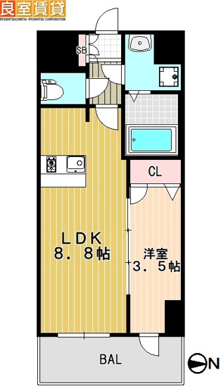 【間取り】 | ファステート東別院シュプール