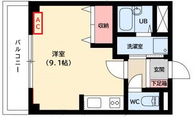 エメラルドノービレⅡの間取り