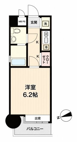 エステートモア博多Ⅱの間取り