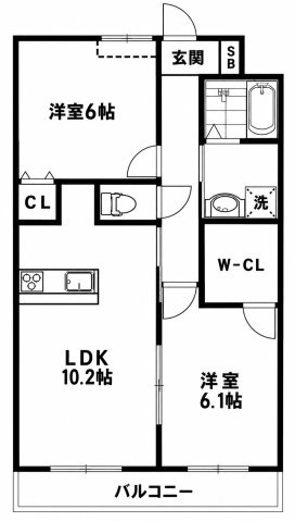 杜喜（トキ）の間取り