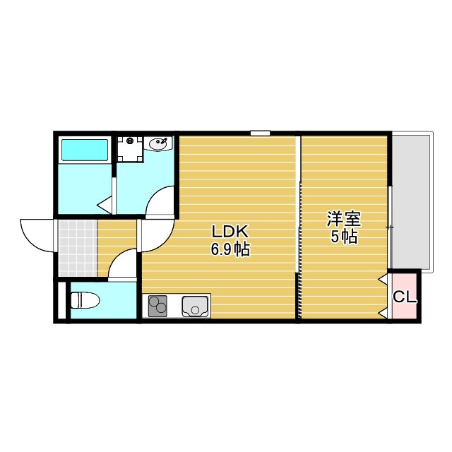 RAD福町の間取り