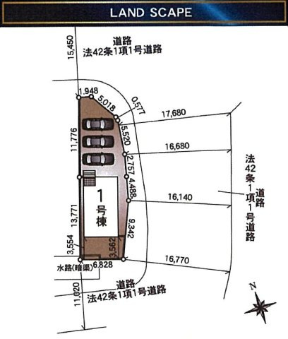 相模原市緑区下九沢第70 の区画図