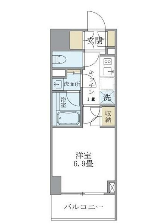 プランドール水天宮の間取り