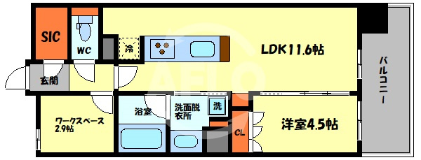 富士林プラザ15番館　栄小学校区の間取り|富士林プラザ15番館　間取り
