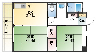 楠団地の間取り