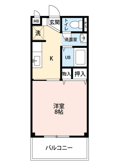 【間取り】 | ウエストヒルズⅡ