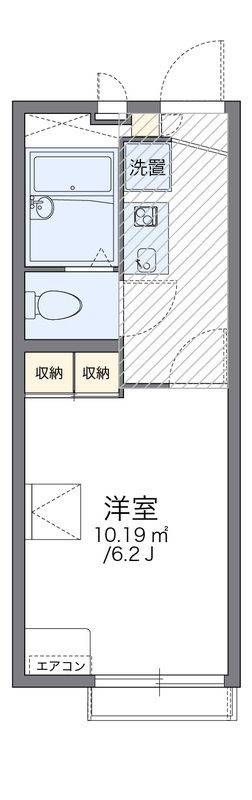 レオパレスアプリコット片山の間取り