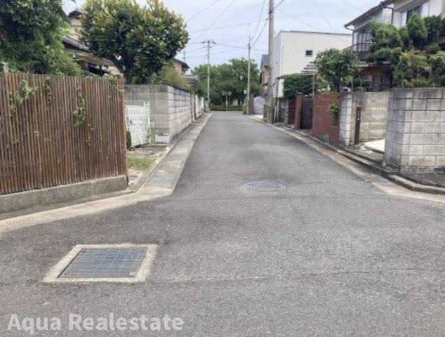 オール電化デザイナーズハウス高松市木太町建売㉜の前面道路含む現地写真