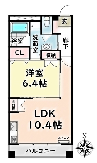 【間取り】 | ミクニハイツ【名古屋市賃貸・オートロック】