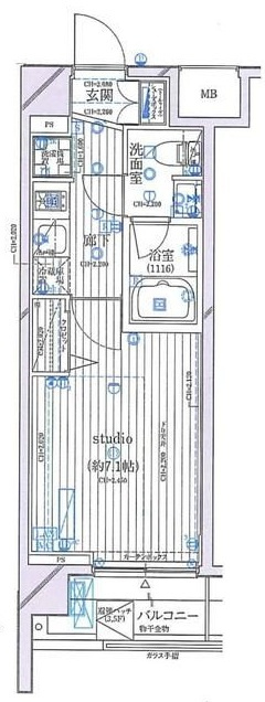 シティインデックス大井町の間取り|間取りです。
