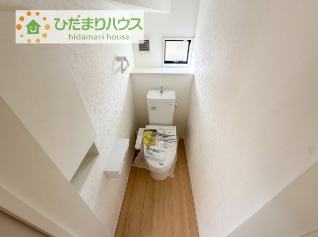 【トイレ】 | 常総市若宮戸第2　新築戸建　1号棟 | トイレは1F、2F共に完備！取り合いになることがありませんね(^^)/
